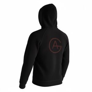 ARMANI COLLEZIONI Navy logo Pullover Hoodie M Terry Cloth Sweatshirt